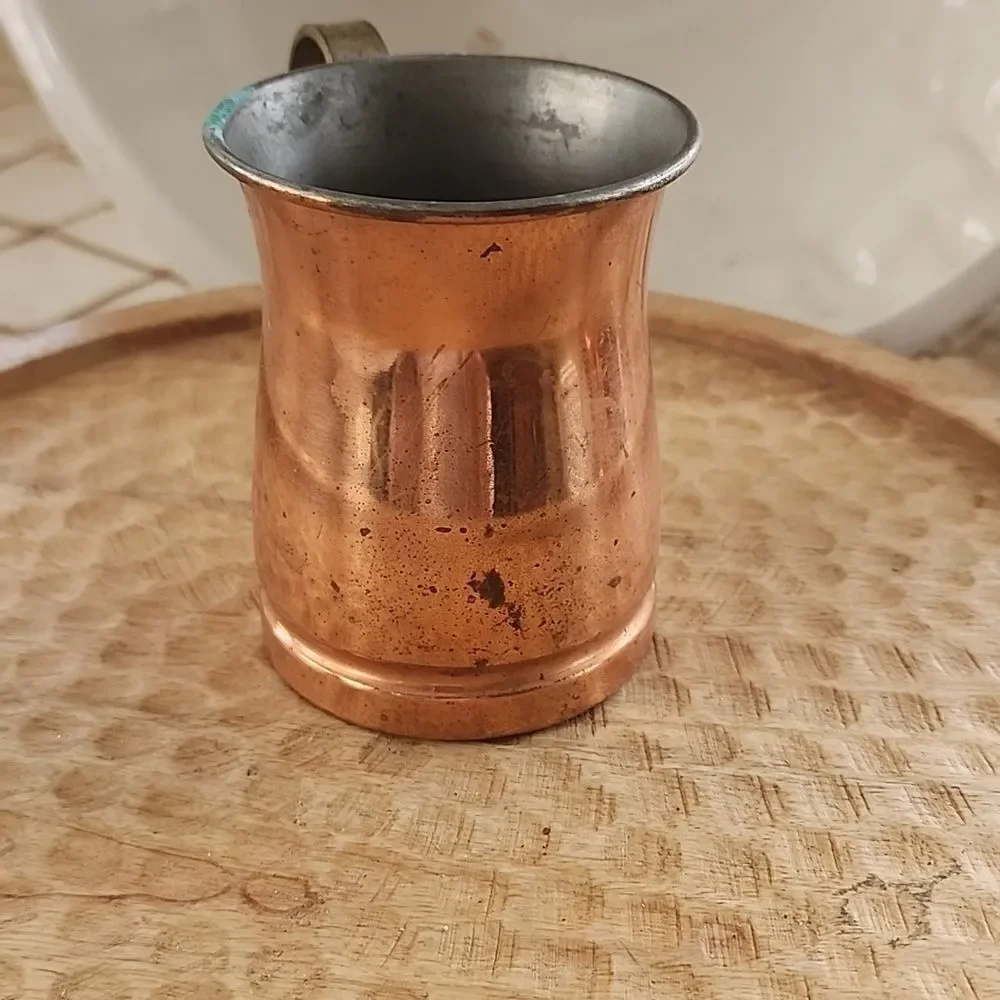 Vintage made in Japan Copper Tankard Mule 16 0z Vessel with Handle